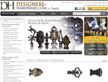 Tablet Screenshot of designers-hardware.com